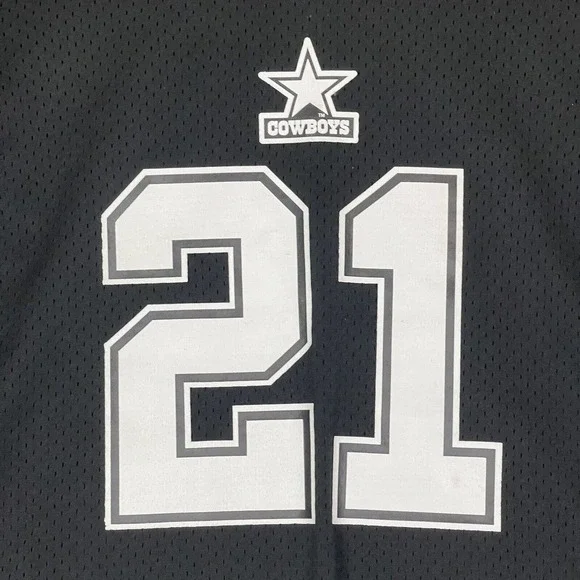Mitchell &Ness Jersey Adult Extra‎ Large Black Throwbacks Sanders 21 NFL Mens
